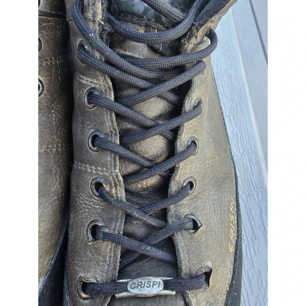 Crispi Monaco GTX Hiking Boots Mens US 9 EU 42 Leather Gore-Tex Tan/Hazelnut